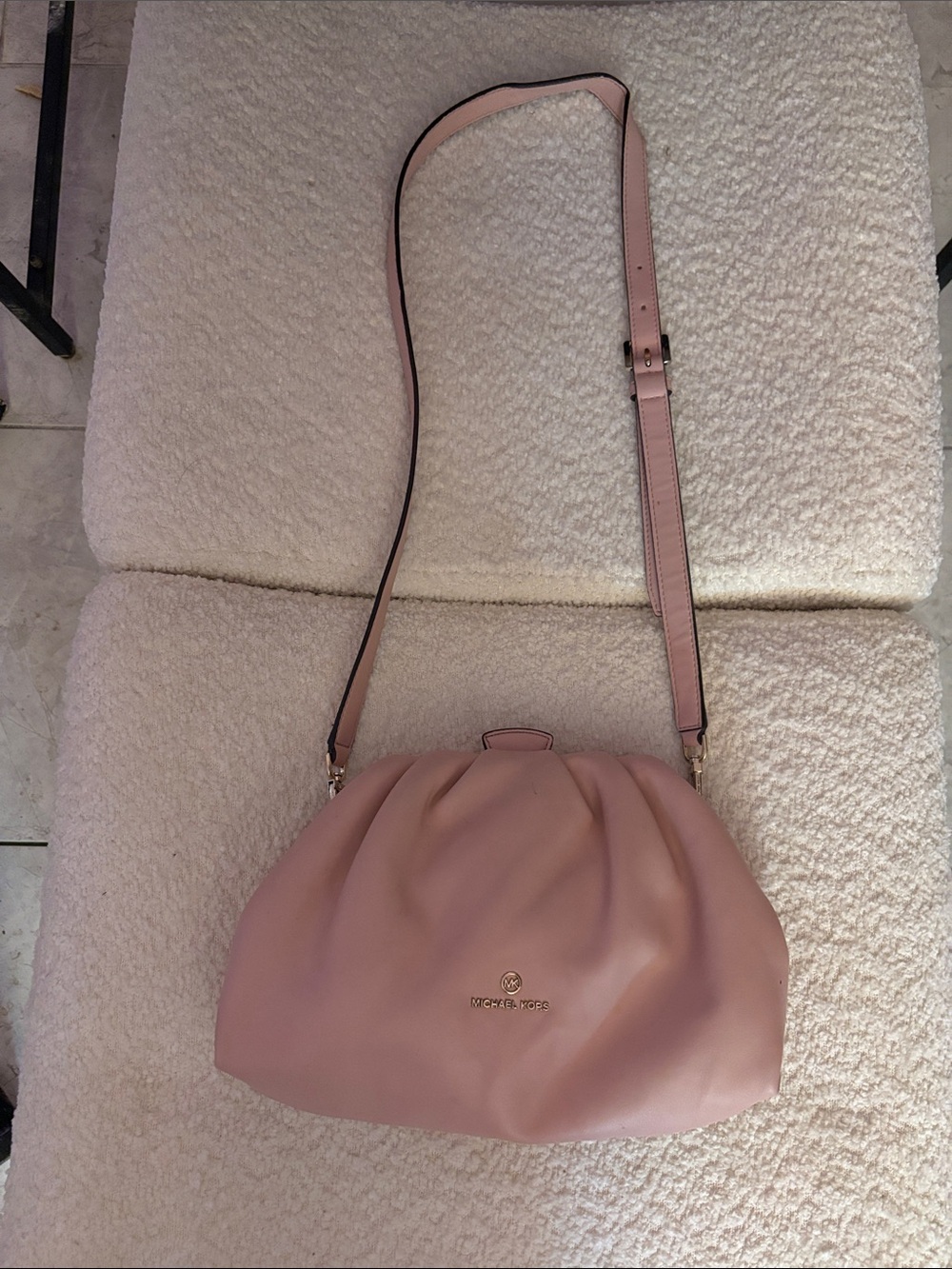 Michael Kors Blush Pink Leather Crossbody Bag